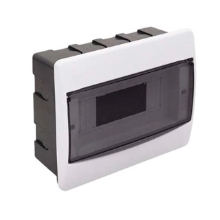 Quadro De Distribuição 8 [9din] [6ul] Fume Linha Tizo 17580 QD8106TZ 