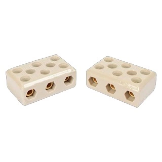 Conector Porcelana Tripolar 16mm 68a/600v 17675 7665 