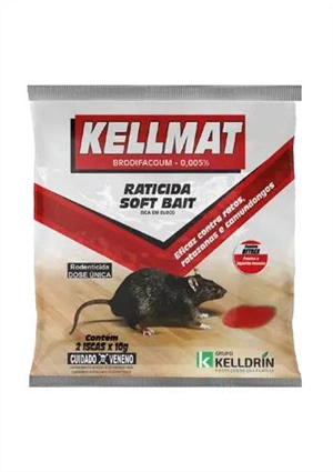 Raticida Kellmat Soft Bait 2x10g 17694 416 
