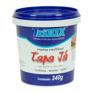 Tedox Massa Tapa Já Branca 340g 17756 2925 
