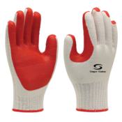 Luva Tricotada Látex Vulcanizado Tam. 9 C.a.34.370 11986 RUBBER-RED-T9