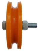 Roldana Nylon Em U Com Bucha E Parafuso Para Portão Contra P 12346 1278.001 