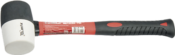 Martelo Borracha Preto E Branco Cabo Fibra 225G-50mm 12521 111709