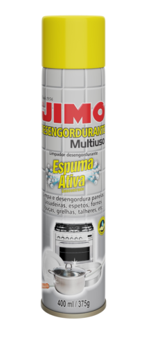 Jimo Desengordurante Multiuso Aerossol Limpa Forno  400ml, Onu 1950 - Aerossois 2.1, Ge na 1275 12431 