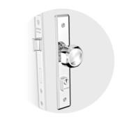 Fechadura Externa Cromada 2 Bolas 1745 3001.0713.01 