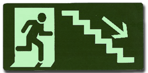 Placa Luminosa Em Ps Sinal/adv - Descendo Degrau Direita 15x 10502 X-752/LUM.