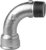 Curva Ferro Galvanizada 90º Macho/fêmea Bsp2    1" 2083 1006 