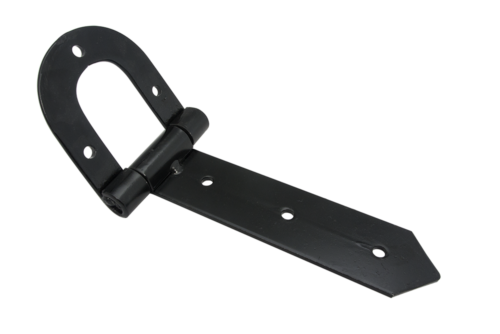 Dobradiça Porteira Preta 4,75mm 19 X 9cm 12'' 2411 43
