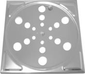 Grelha Ralo Quadrada Inox 150mm Com Fecho 2455 1-04060.1 