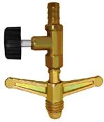 Registro Latão C/nip Borboleta 1/8 Mangueira 5/16 2741 8073IREP 