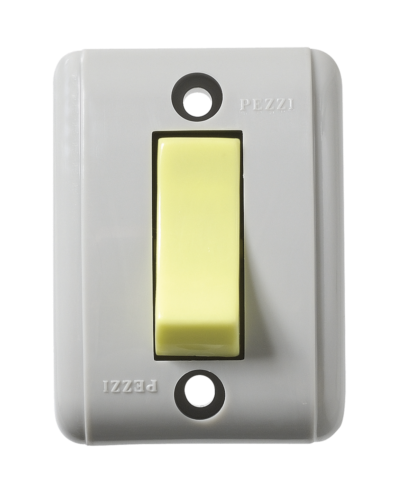 Interruptor Retangular Cinza Externo 1 Tecla Luminosa 10a 25 2832 201iL-3