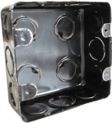 Caixa Luz Ferro Quad.galvanizada 4x4 Ch20 3032 5ZG50/20 