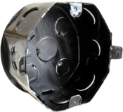 Caixa Luz Ferro Oct.simples Galvanizada Fms 3033 5ZG10/20 