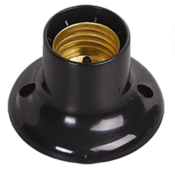 Suporte Fixo Preto 4a 250v - E27 3480 43.04T 