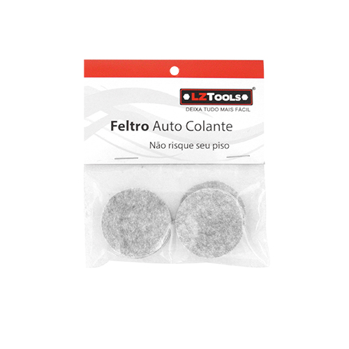 Feltro Auto Colante Redondo Com 16 Unidades 22mm 3845 R-22X22MM