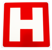 Placa Luminosa Em Ps Sinal/adv - Hidrante 20x20 10673 1015 