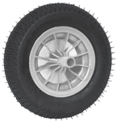 Roda Pneu/câmara Aro Plástico Completa 8" 3856 100960 