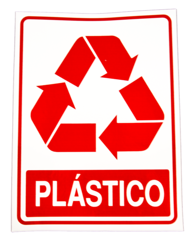 Placa Em Ps Sinal/adv - Lixo Plástico 15x20 10688 211