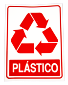 Placa Em Ps Sinal/adv - Lixo Plástico 15x20 10688 S-241 