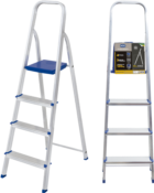 Escada Abrir Alumínio 4 Degraus Alt.1.230 4305 5102 