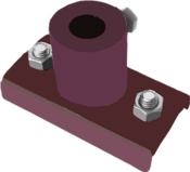 Suporte Adaptador Máquina Grama Furo 16 mm 4704 202102102 