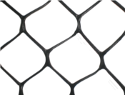 Tela Galinheiro Plástica N2 Preta Leve 1,5x50x2" 4807 TPG150 