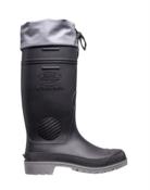 Bota Cano Longo Com Amarra Preta/cinza Super Max N°38/39 C.a 10763 CLP502 SFA 38/9 