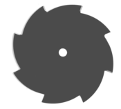 Lâmina Roc 8 Dentes 255mm  F20mm Sthil Hus Grande 5188 548 