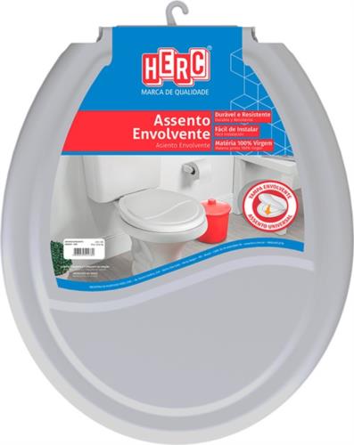 Assento Sanitário Cinza Claro 5242 3386 