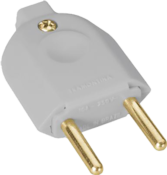 Plug Macho 2p 10a/250v Cinza 5457 57401002
