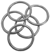 Argola Ferro Zincada 22x 3,0mm 5491 1510