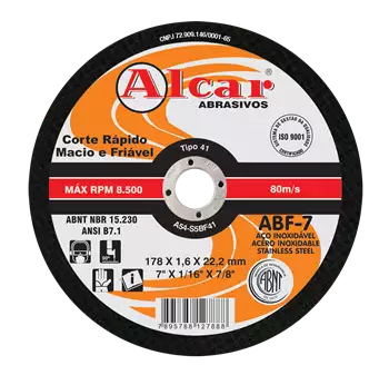 Disco Corte Metal/inox 115,0x1,0x22,2mm KJ-4 Master 5820 DC0RN0683 