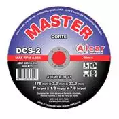 Disco Corte Metal/inox 178x1,6x22,2  AbF-7   7" 5821 DC0RN0736 