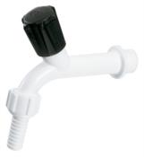 Torneira Branca Plástica 10cm 1/2 Com Bico 6105 123 