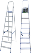 Escada Abrir Alumínio 8 Degraus Altura 1.940 6177 5106 