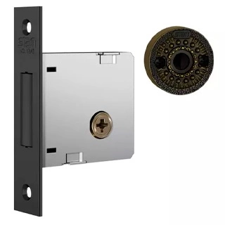 Fechadura Colonial Segurança Tetra Chave 62mm - 1004 Broca 4 6365 10988 