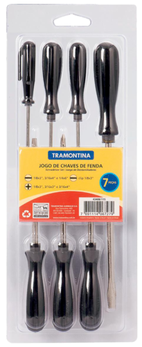 Jogo Chave Fenda 7 Peças 6691 43408115