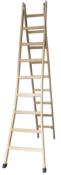 Escada Madeira Multiuso 14d. 4,50-8,00m 90kg 10900 338 