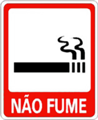 Placa Em Ps Sinal/adv - Não Fume 15x20 6793 P-28 