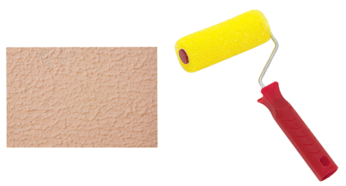 Rolo Espuma Porosa Textura Com Garfo 09cm 7058 431 09