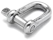 Manilha Cabo Aço Sv Reta Leve Pr Galv 10,0 Mm 3/8" 7157 5572 