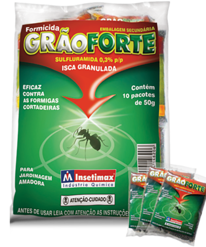 Formicida Isca Granulada Grão Forte Sulfonamida 10x50g, Não 7167 110