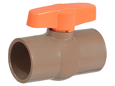 Registro Esfera Plástico Marrom Soldável 75mm 7310 1030107