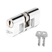 Cilindro Avulso Cromado Oval Para Fechadura Arouca Bipartido 7381 52ZCR 