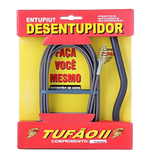 Desentupidor Manual Tufão 10m 7657 TUFÃO II