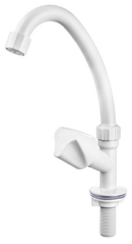 Torneira Giratória Mesa Plástica Branca 7712 2756
