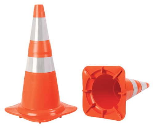 Cone Flexível Com Faixa Refletiva 70cm 7785 700.00018