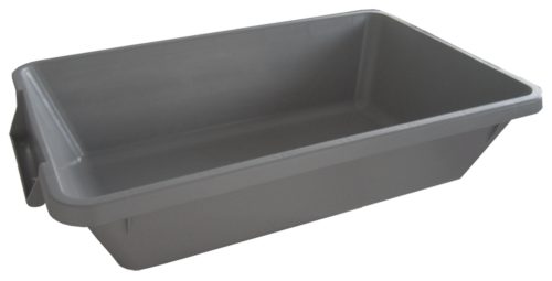 Caixa Plastica Argamassa Cinza 57x37 22lt 7864 6039 22