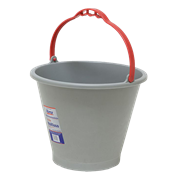 Balde Plástico Multiuso Cinza 10l 7865 101406 