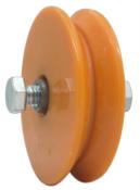 Roldana Nylon Em 2.1/2x20mm V Com Bucha E Parafuso Para Port 11069 1270.001-1